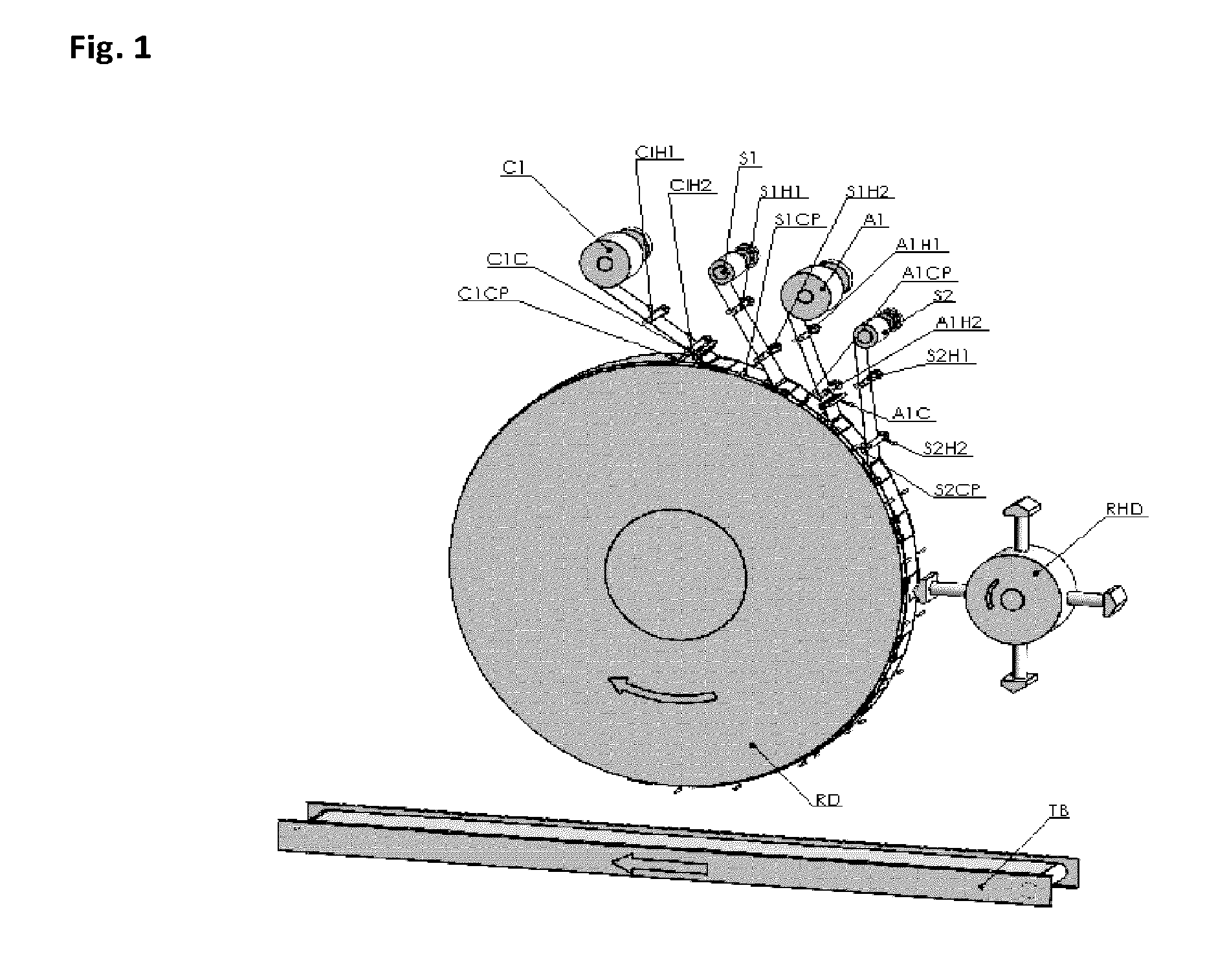 Continuous prismatic cell stacking system and method