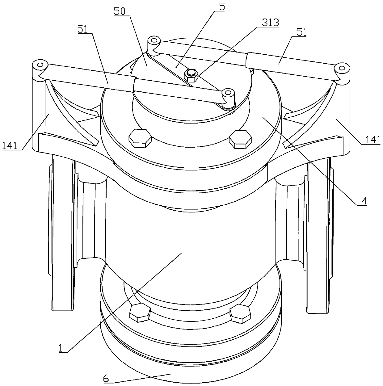 Adjusting valve