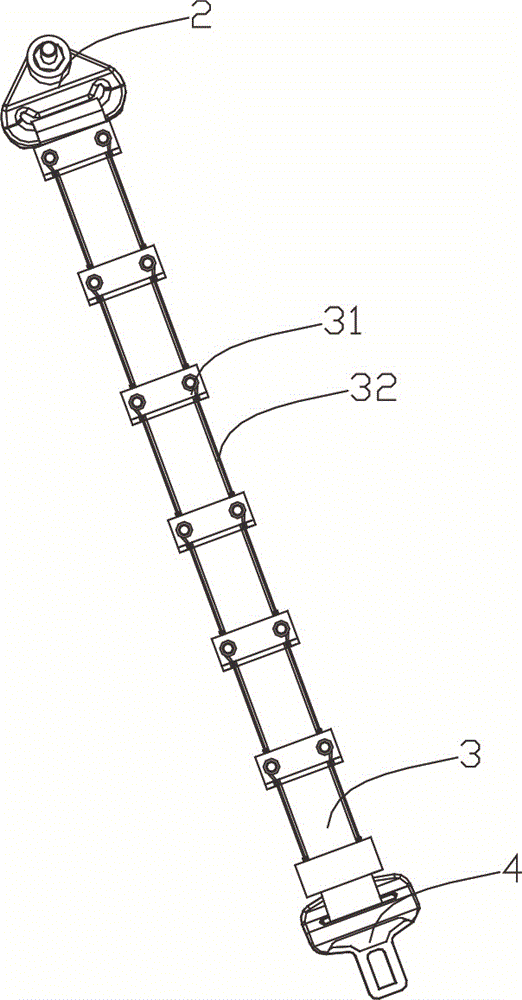 Automatic safety belt