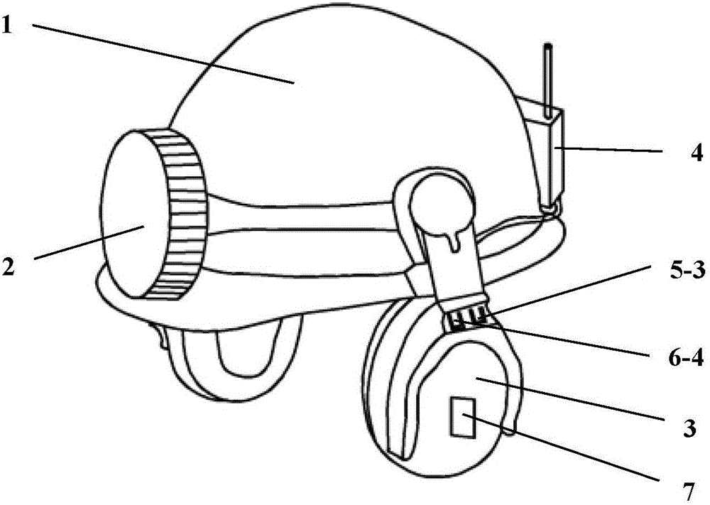 Multifunctional helmet type anti-noise earshield for marine engine room