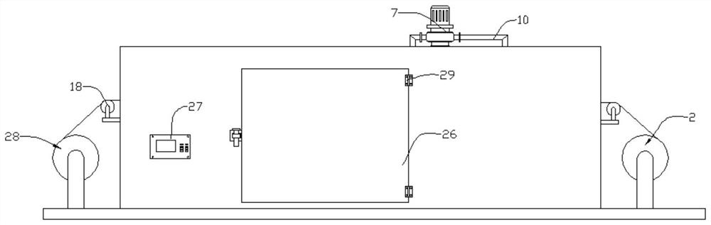 Wire drawing device for high-strength and high-elongation copper-nickel fine wires