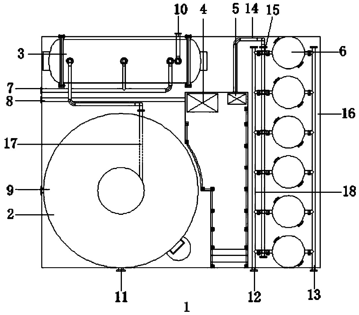 Electronic flocculation desulfurization wastewater treatment device and desulfurization method