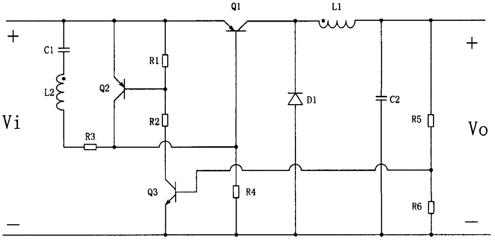 Self-excited Buck circuit