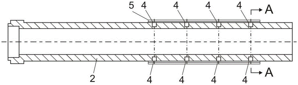 Temperature detector for injection mechanism of extrusion casting machine