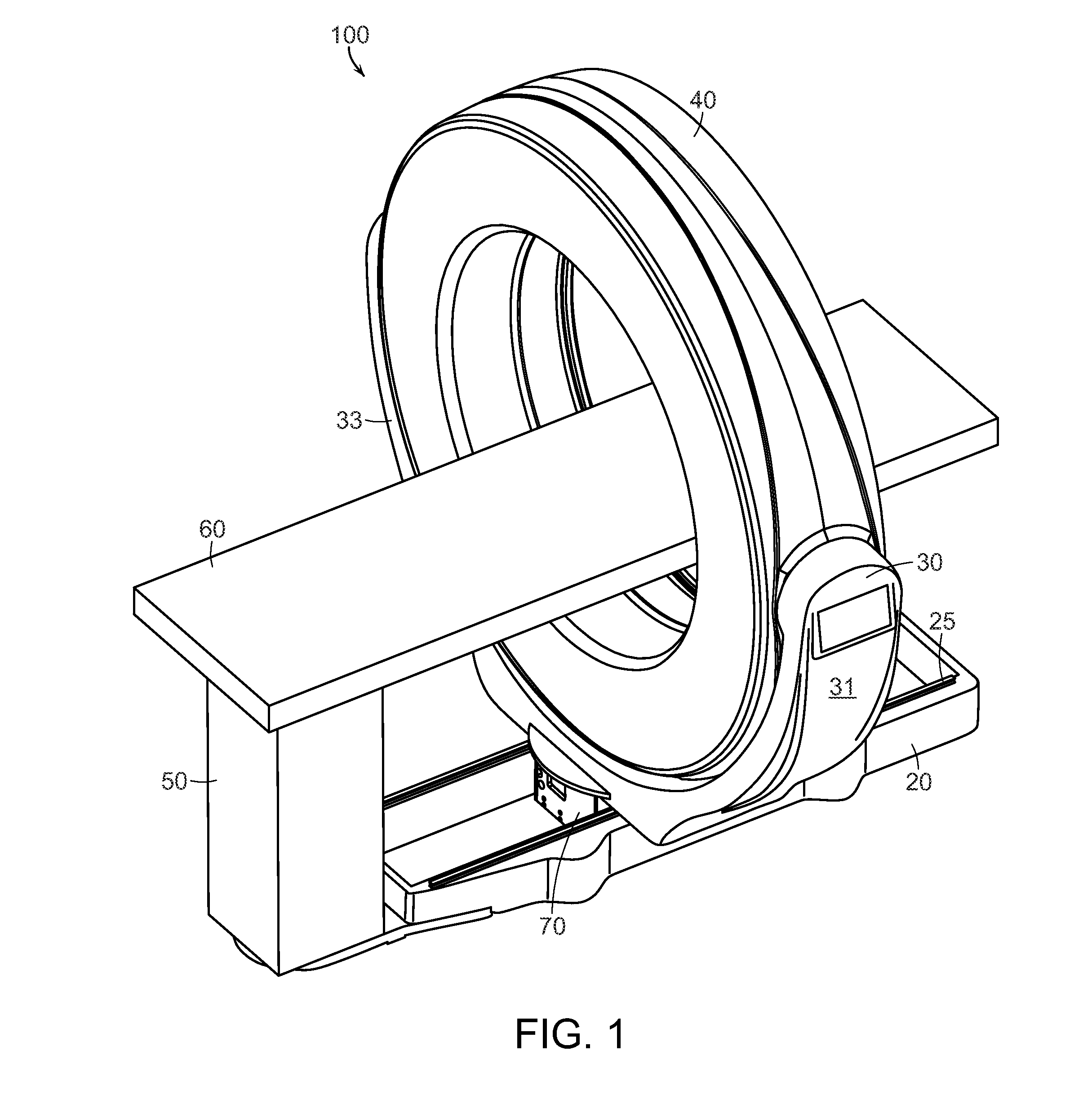Diagnostic imaging apparatus with airflow cooling system