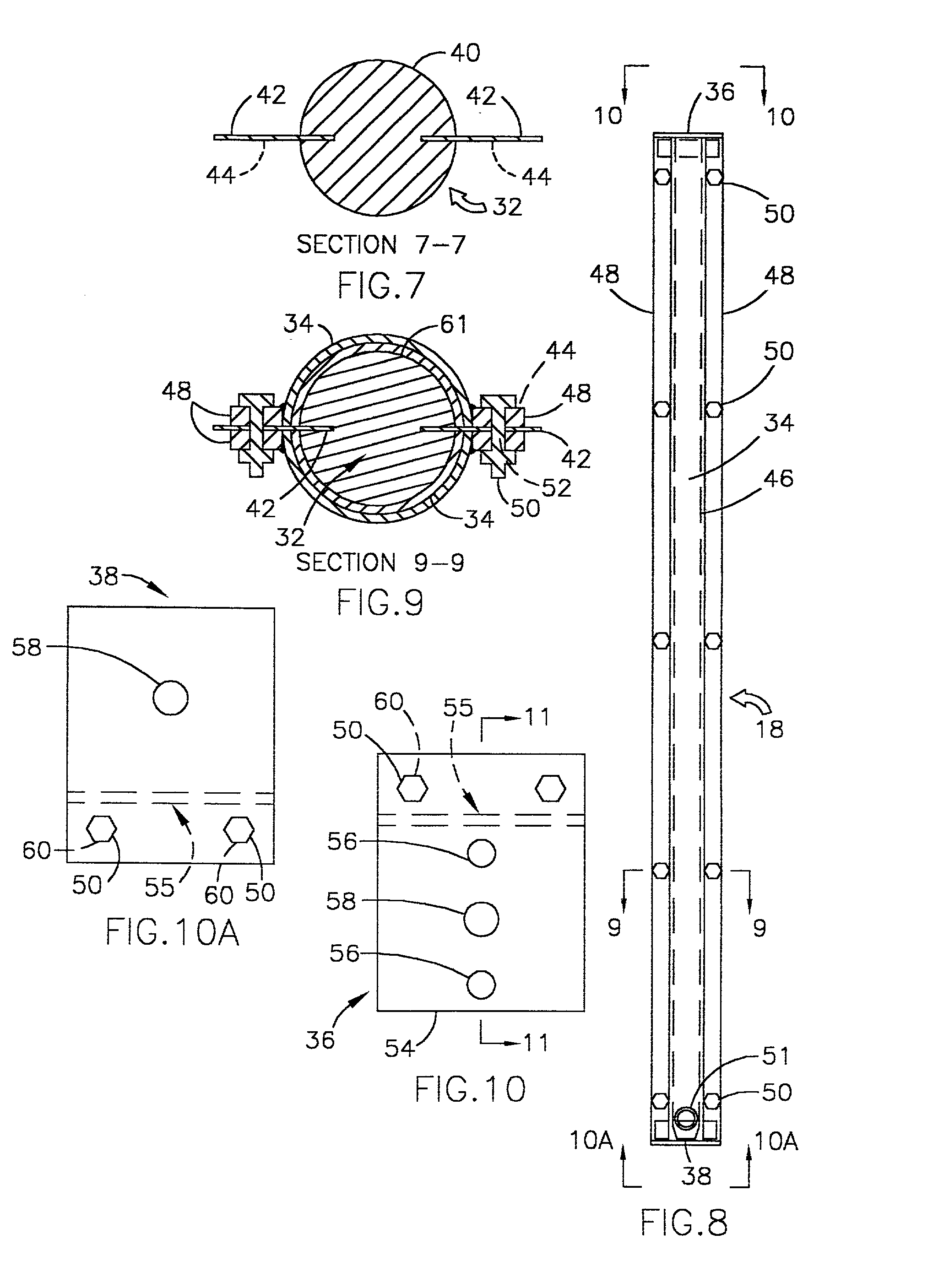 Prestressed concrete fence post assembly and method of construction