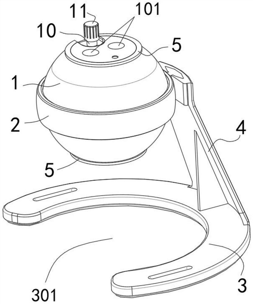 Dialysis tube fixation device for nephrology department