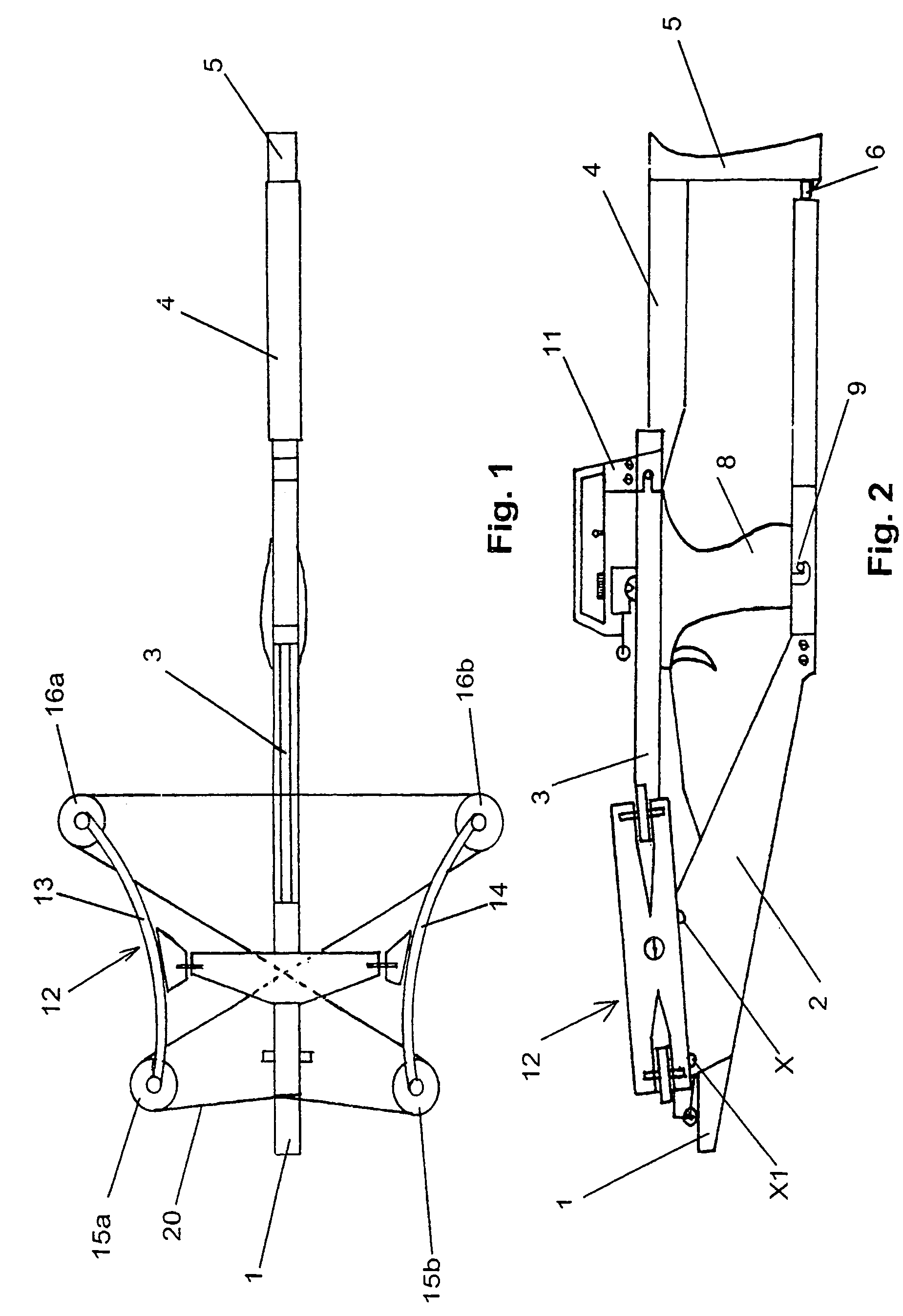 Tiller, bow and trigger mechanism for a crossbow, and a crossbow