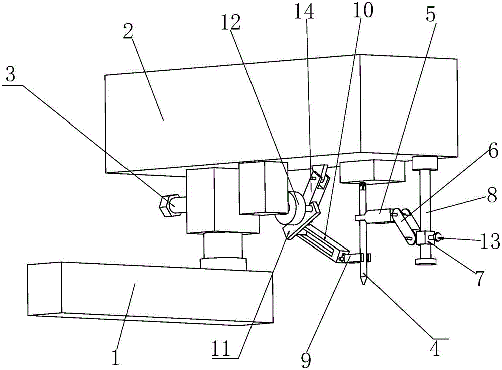 Two-way-adjusting type cladding device