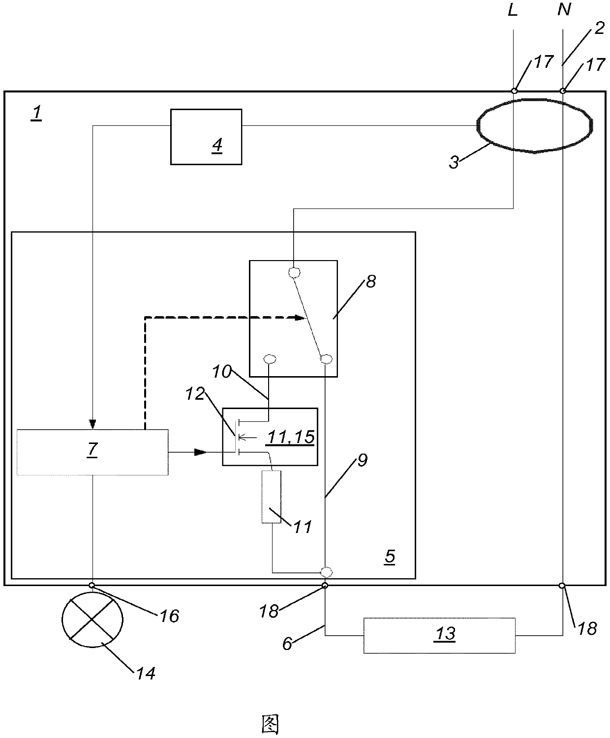 Devices for reducing residual current