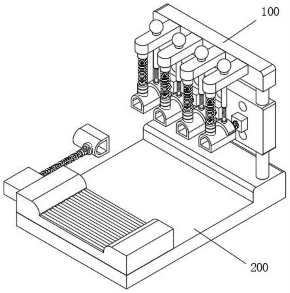 A force-adjustable plug-in combined nursing finger rehabilitation trainer