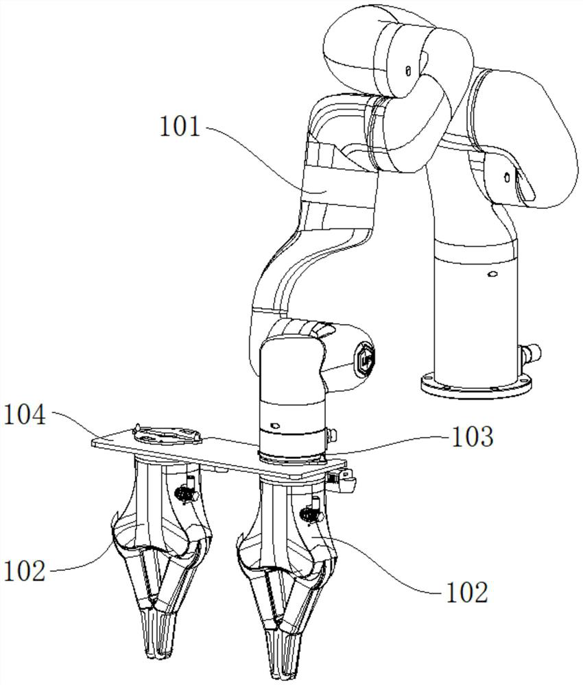Claw replacement mechanism automatically correcting transverse deviations and mechanical hand equipment