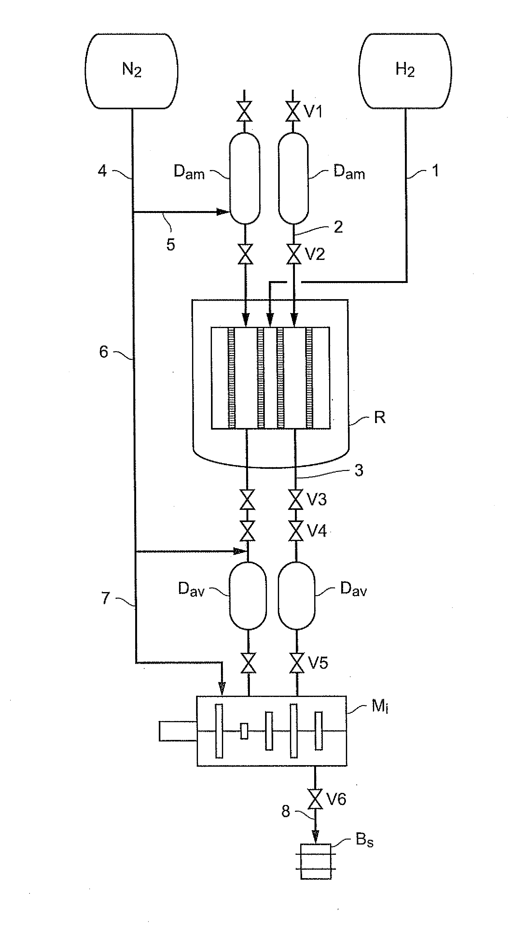 Thin layer fixed bed reactor for the chemical treatment of a finely divided catalytic solid