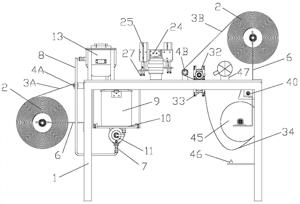 Method and device for producing corn orientated seed tape