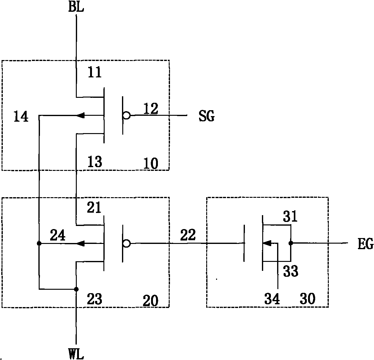 Unit structure of multi-time programmable (MTP) device