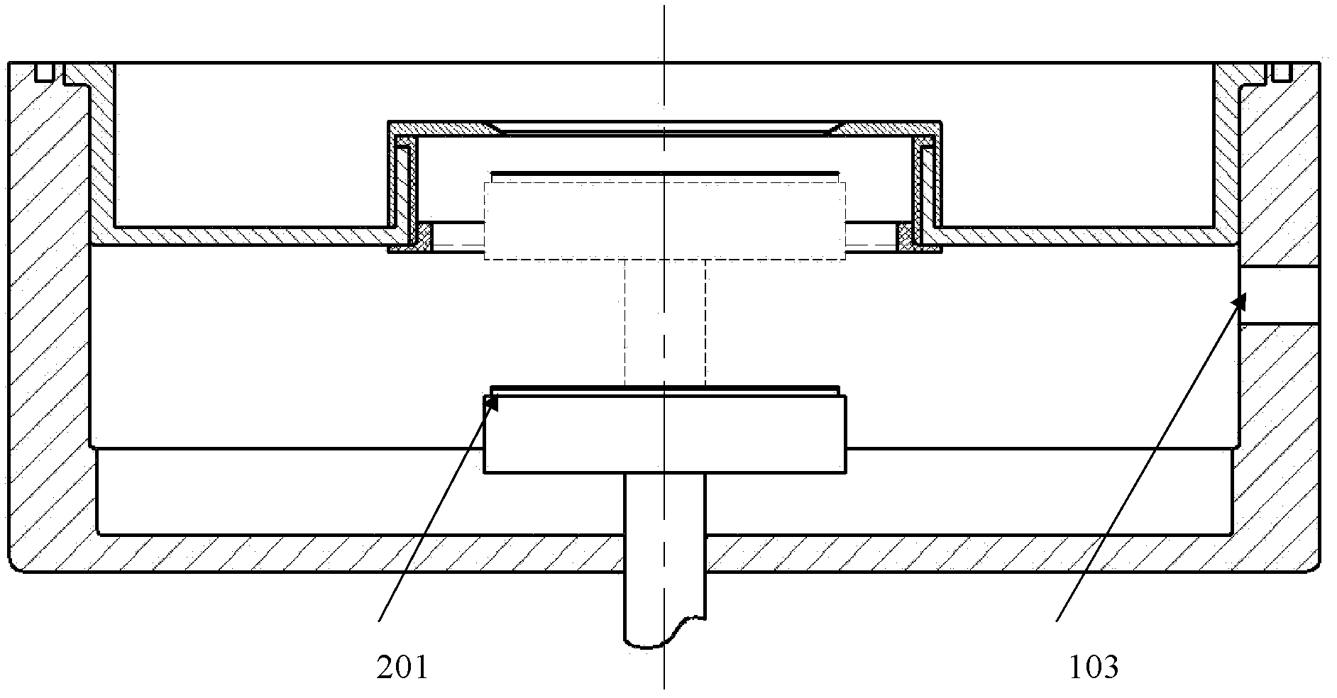 Preforming device for semiconductor cavity