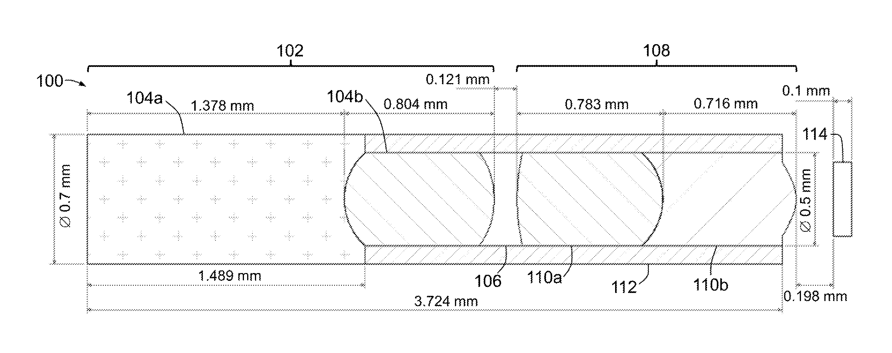 Optical scanner and scanned lens optical probe