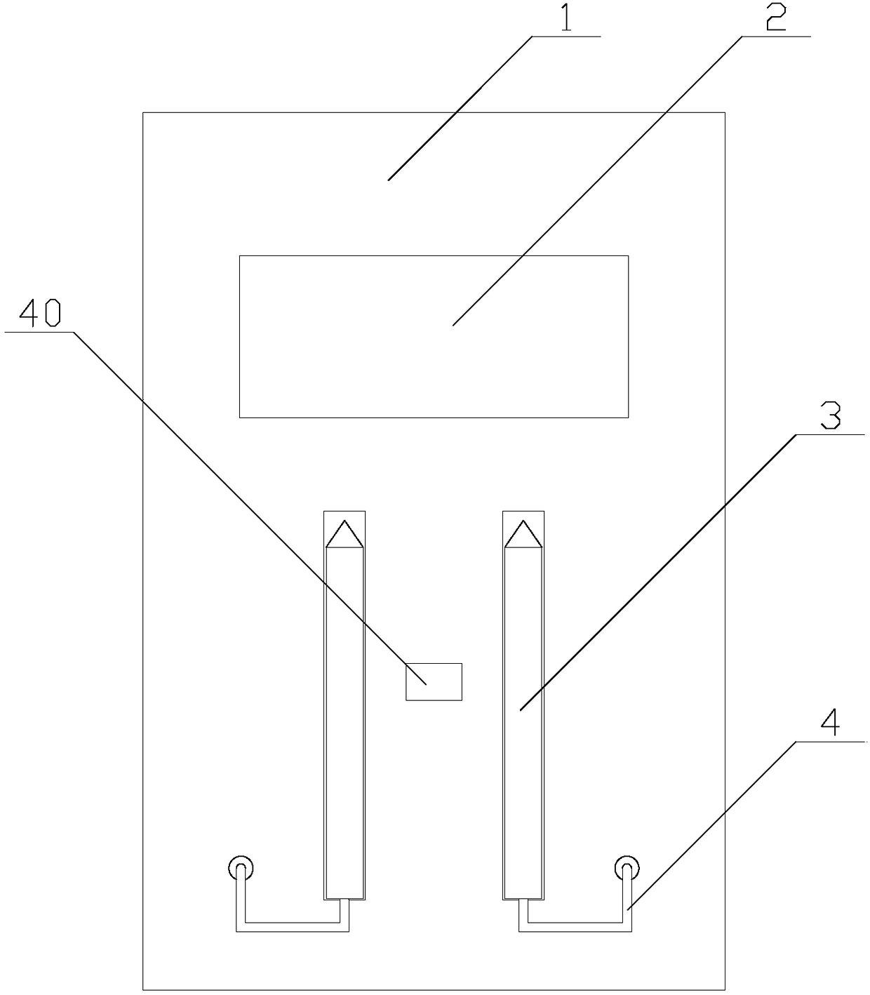 Convenient electronic detecting device with accommodating function