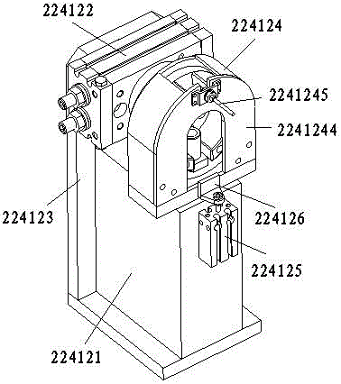 Nut loading mechanism of electric heating rod assembly machine