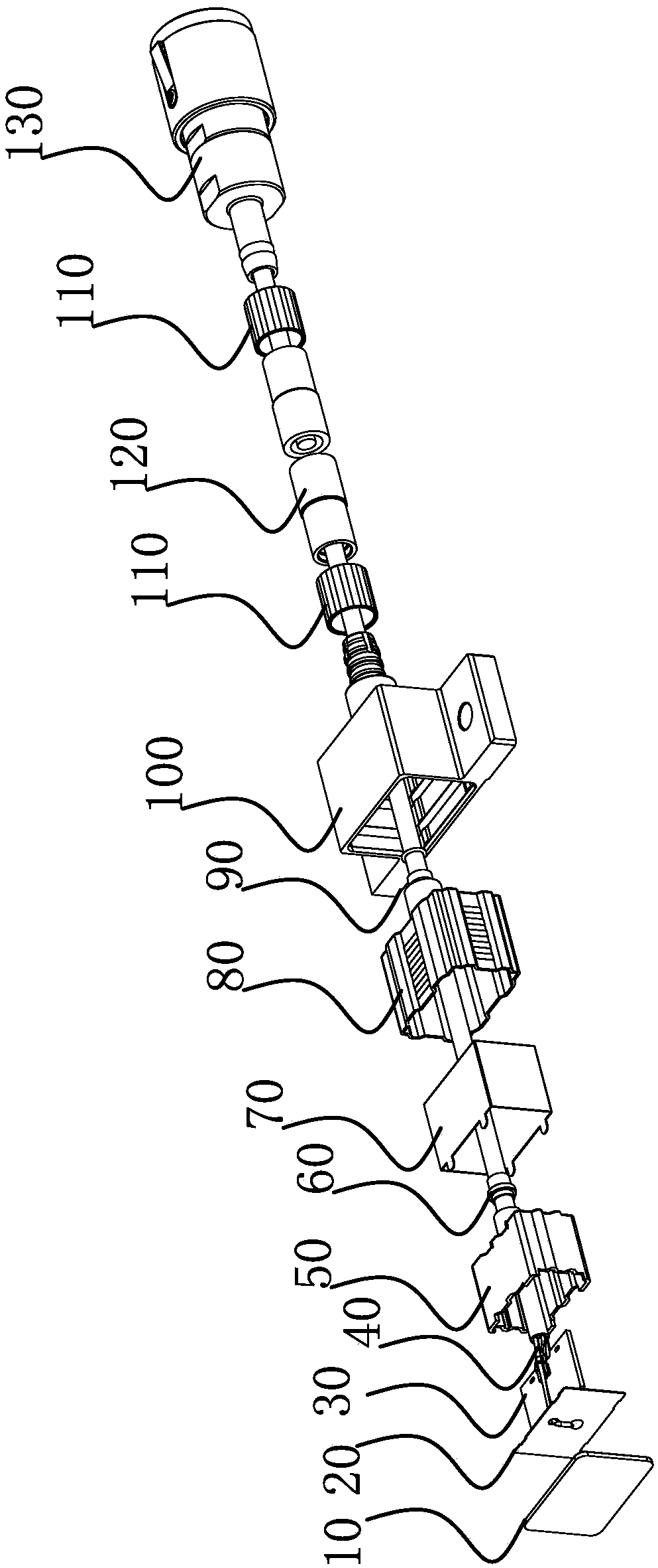 Uniaxial acceleration sensor device and preparation method thereof