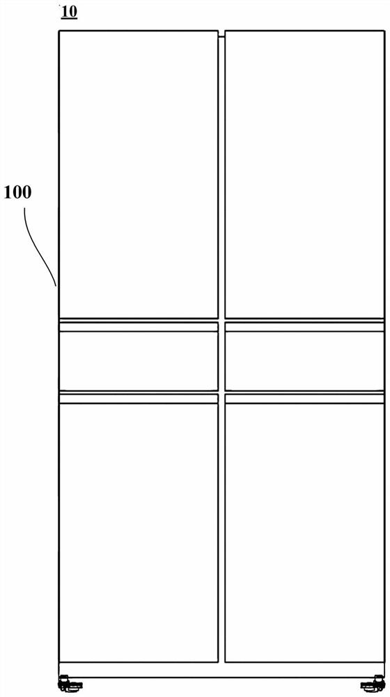 Refrigerator with bottom-mounted evaporator