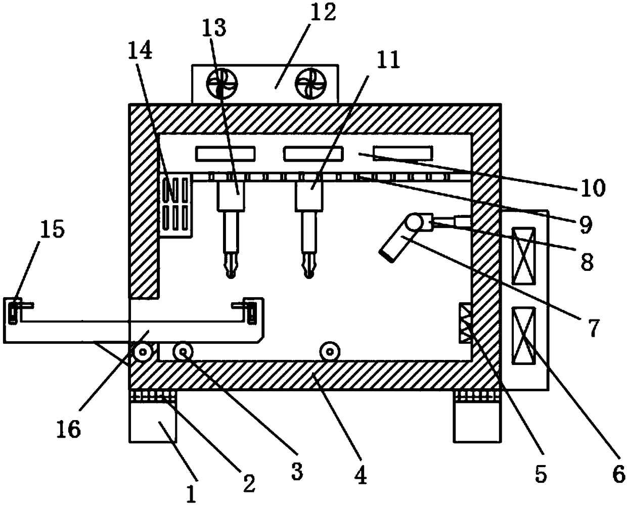 Ultra-precision surface treatment device with high-efficiency metal processing