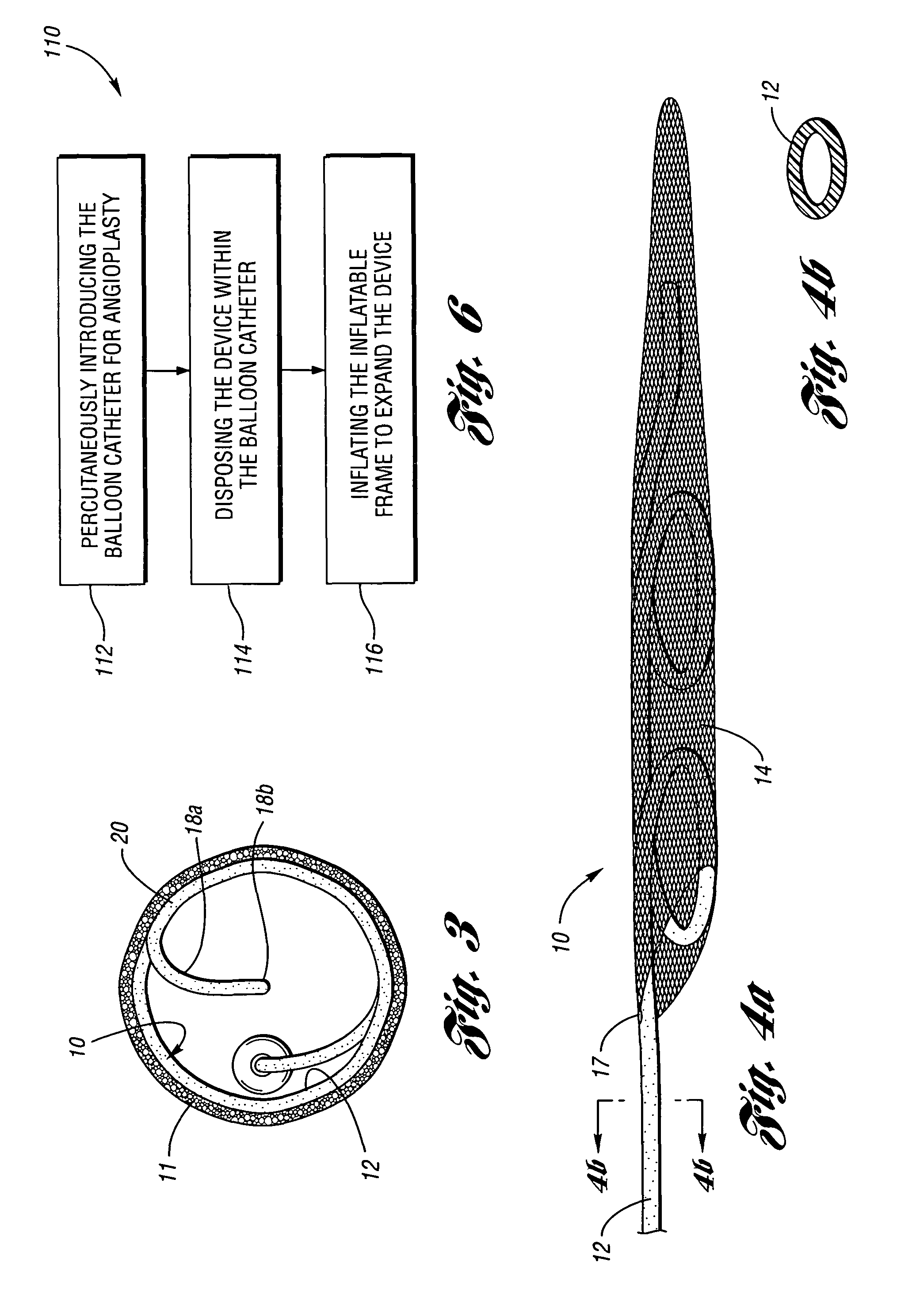 Embolic protection device having inflatable frame