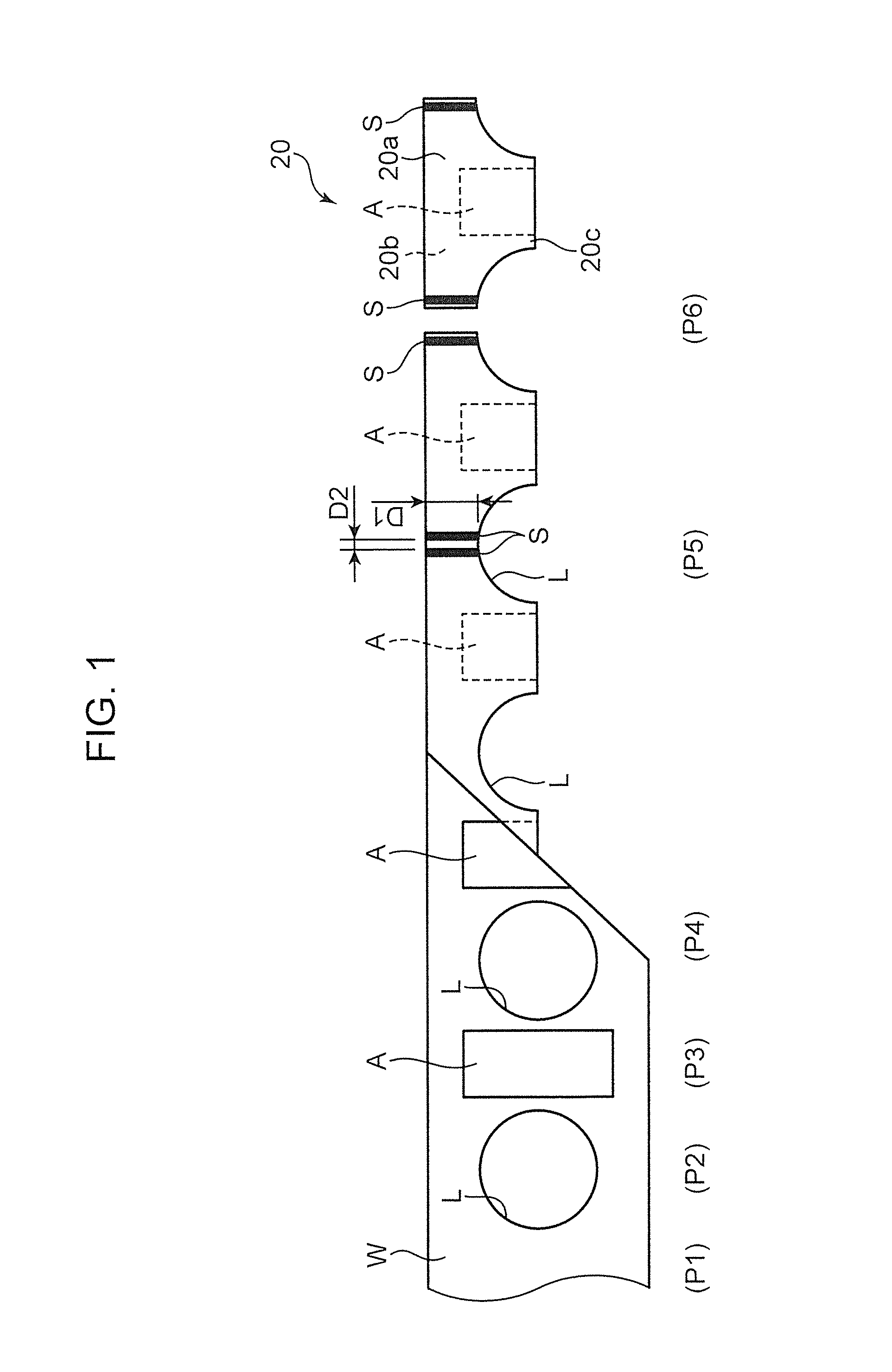 Ultrasonic horn, welder provided therewith, and method of producing disposable diaper using ultrasonic horn