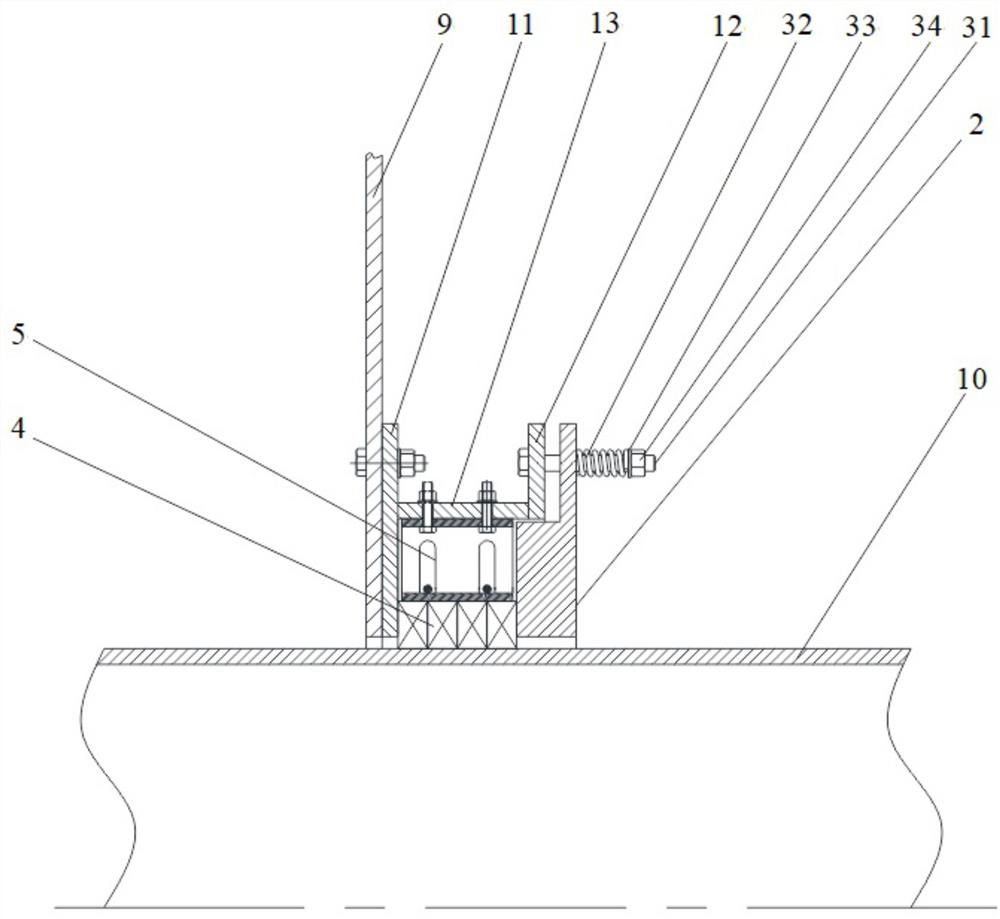 A floating sealing device for pyrolysis rotary kiln