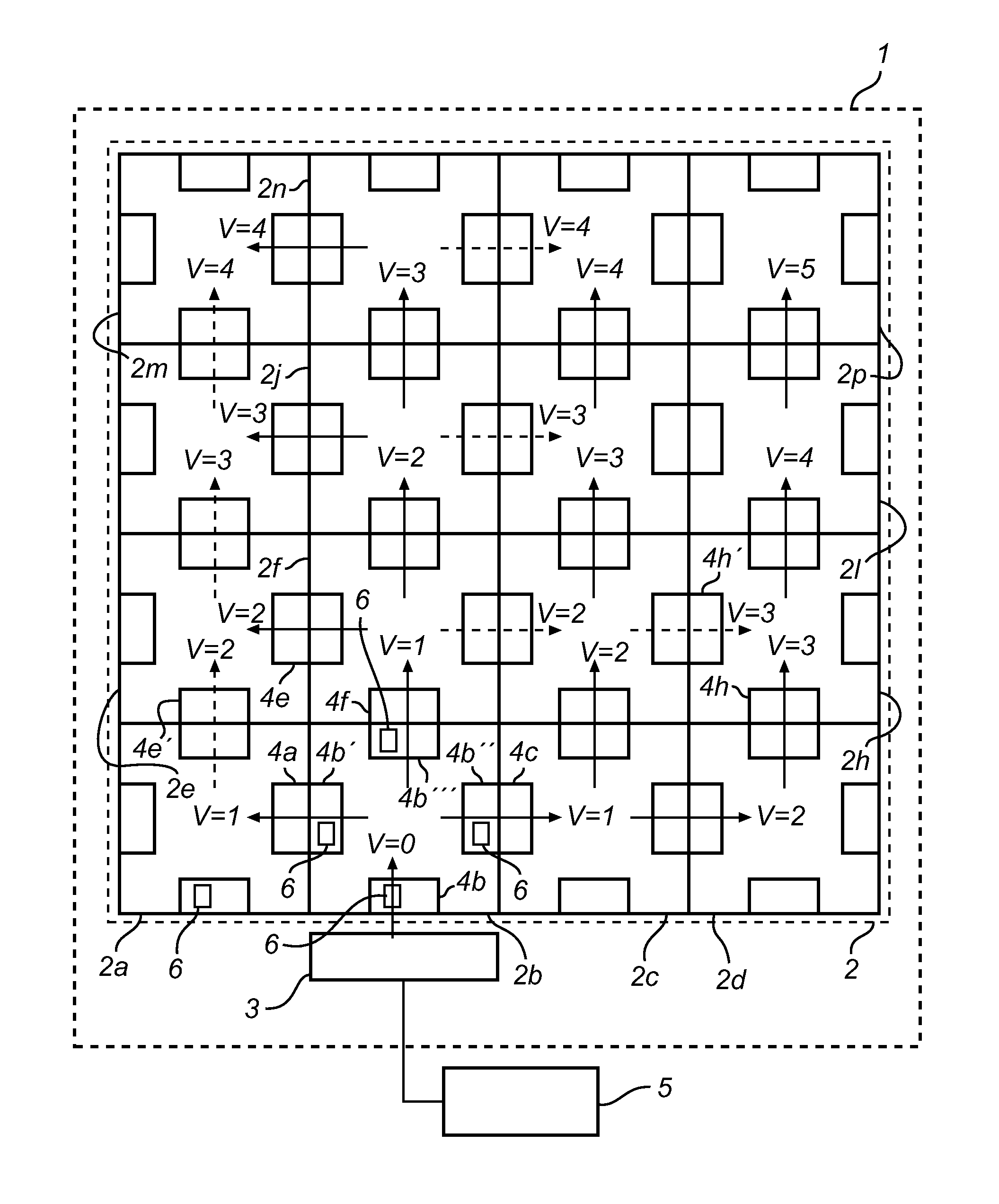 Method for data path creation in a modular lighting system