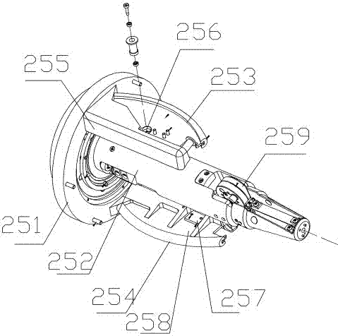 High speed wrapping machine head