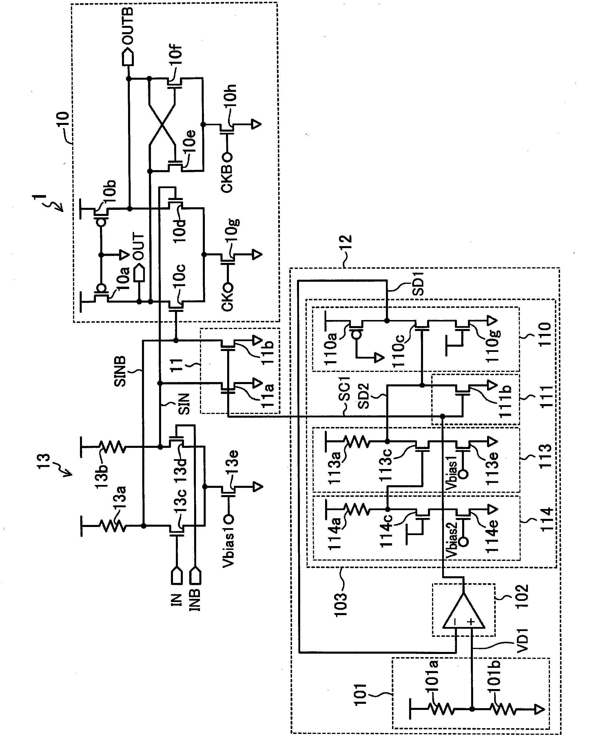 Semiconductor device and clock data recovery system comprising semiconductor device