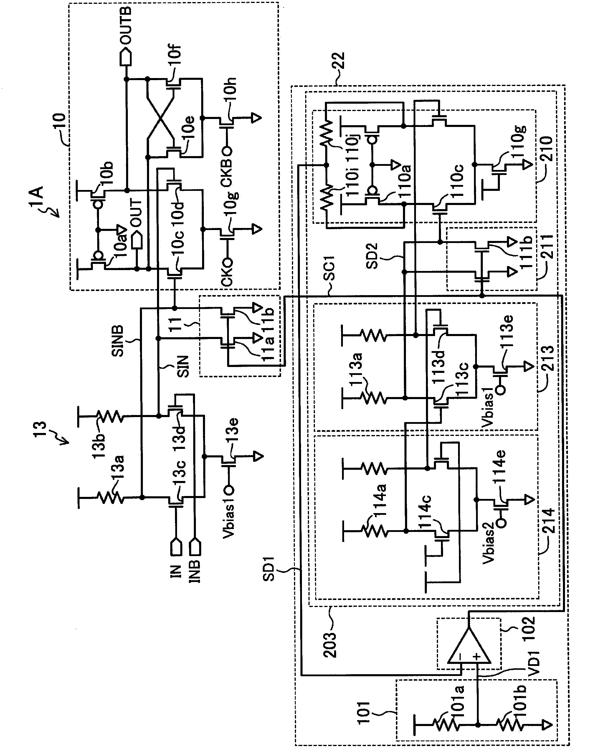 Semiconductor device and clock data recovery system comprising semiconductor device