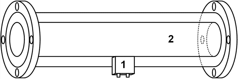 Oil gas water three-phase plugged dispersed flow velocity measuring method