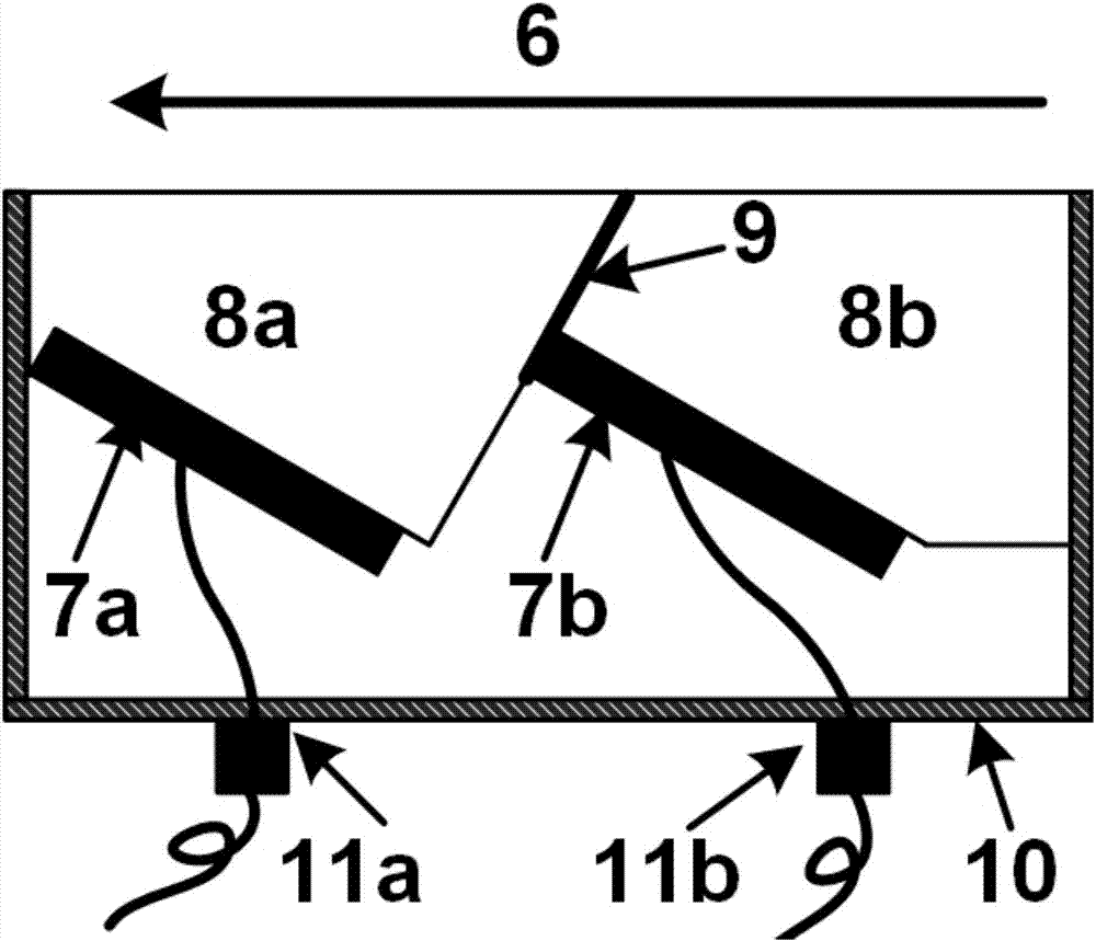 Oil gas water three-phase plugged dispersed flow velocity measuring method