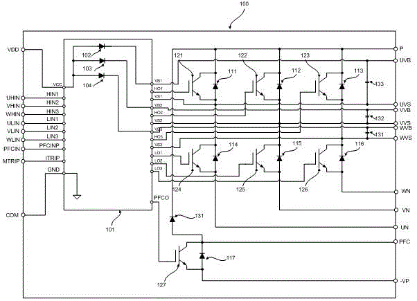 Intelligent power module with reinforced sampling anti-electrostatic protection