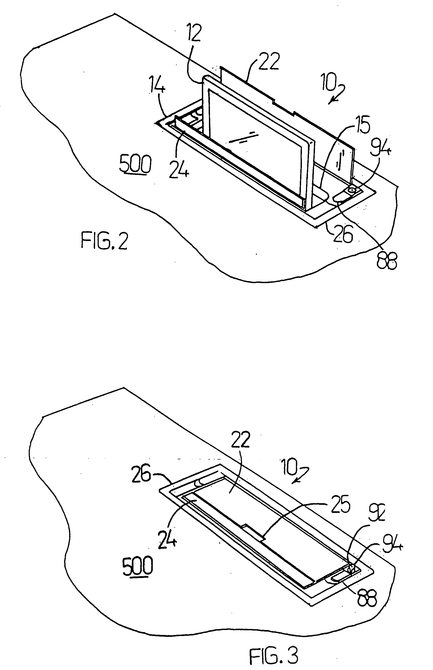 Trolley and rail systems for extension and retraction arrangements