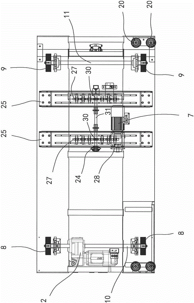 Cargo storing and taking mechanism with sliding rail moving mechanism