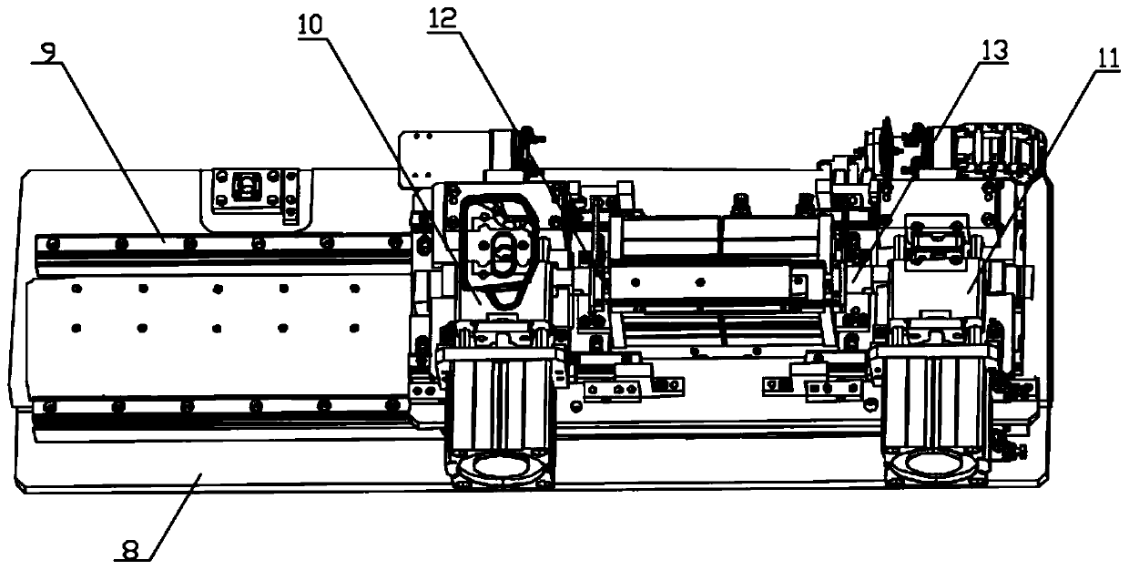 Double-station automatic blanking riveting equipment