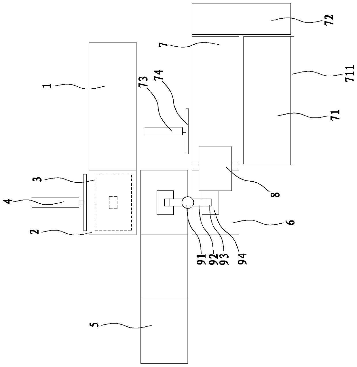 A special-shaped cigarette and conventional cigarette mixing packaging machine and packaging method thereof