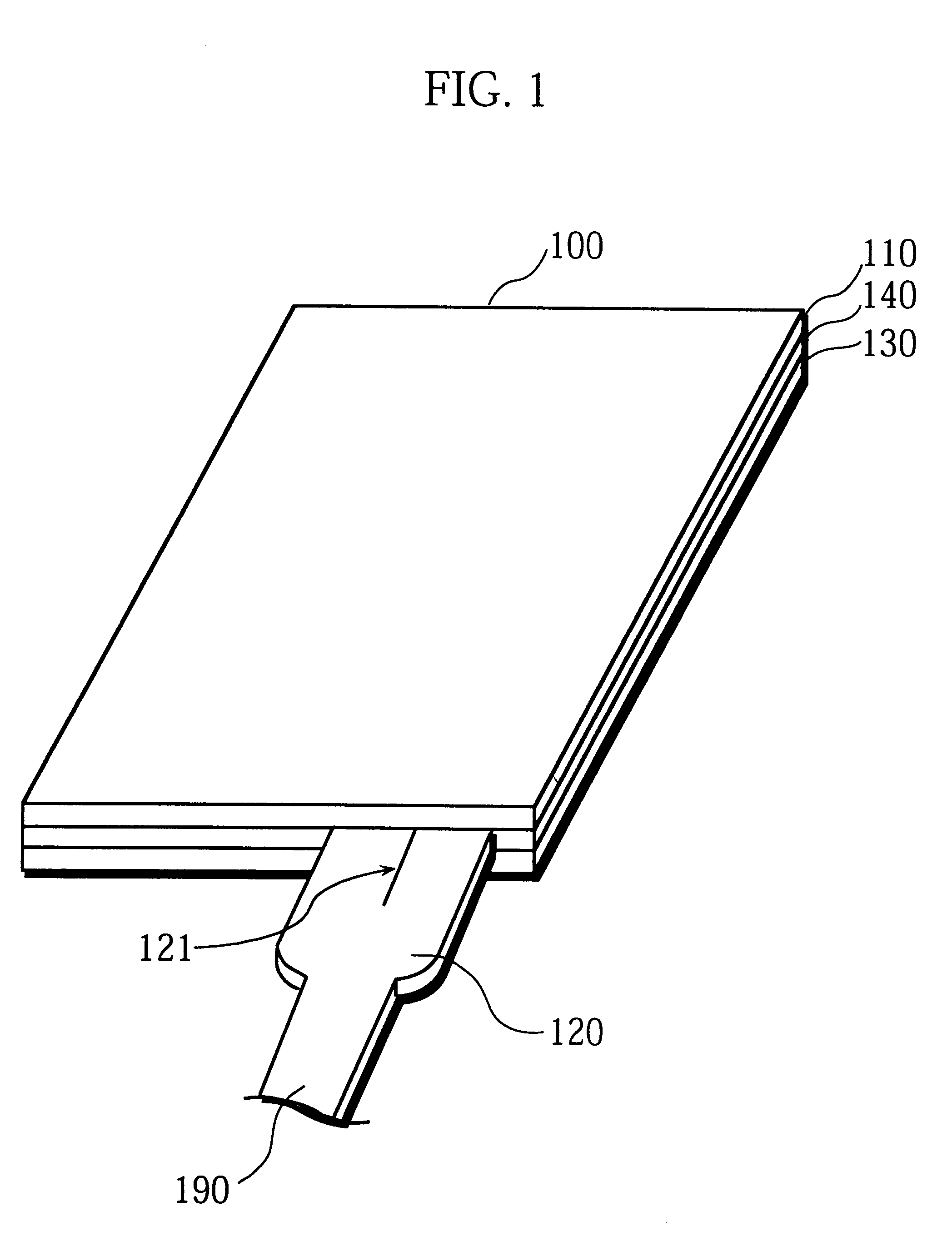 Glare-resistant touch panel
