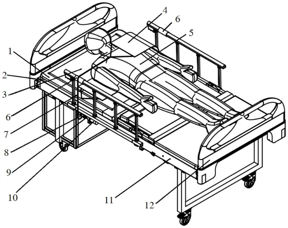 Semi-automatic auxiliary turnover mechanism