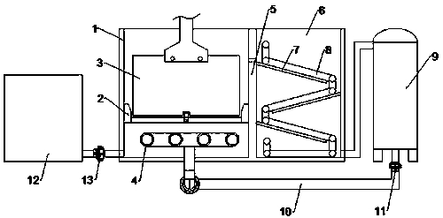 A kind of hole reaming groove and hole reaming method for wet process black silicon machine