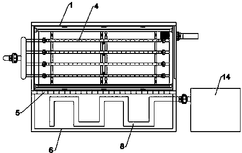 A kind of hole reaming groove and hole reaming method for wet process black silicon machine