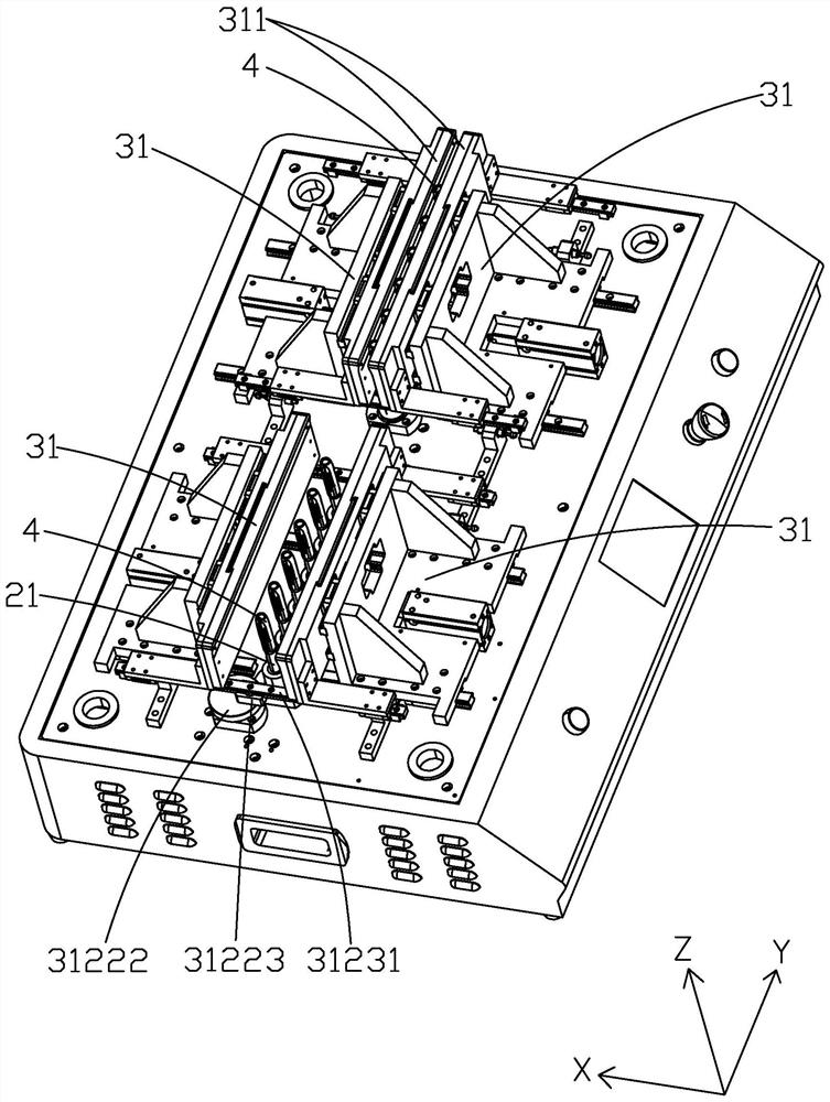 Grinding and polishing device suitable for plastic part