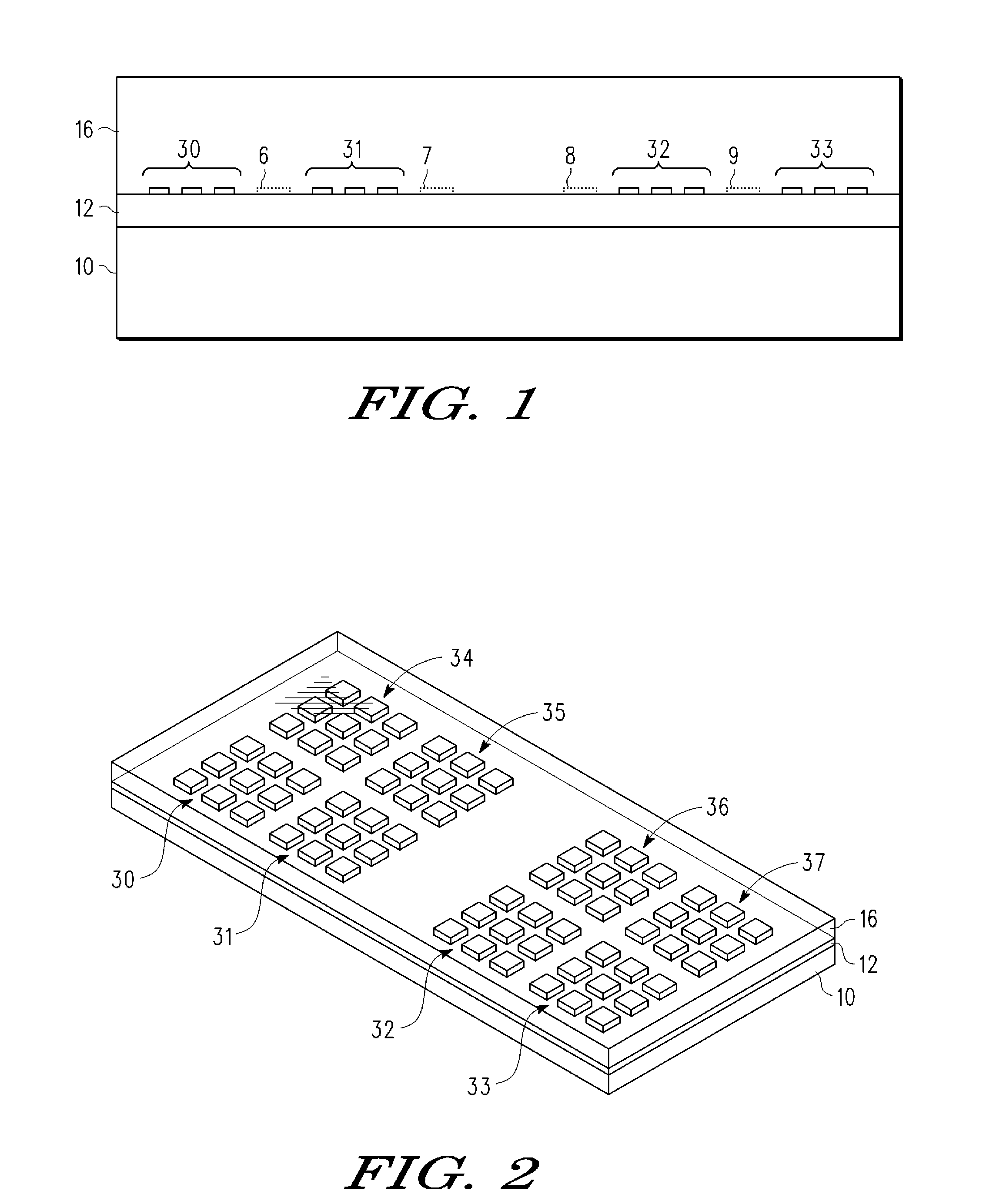 Electromagnetic shield formation for integrated circuit die package