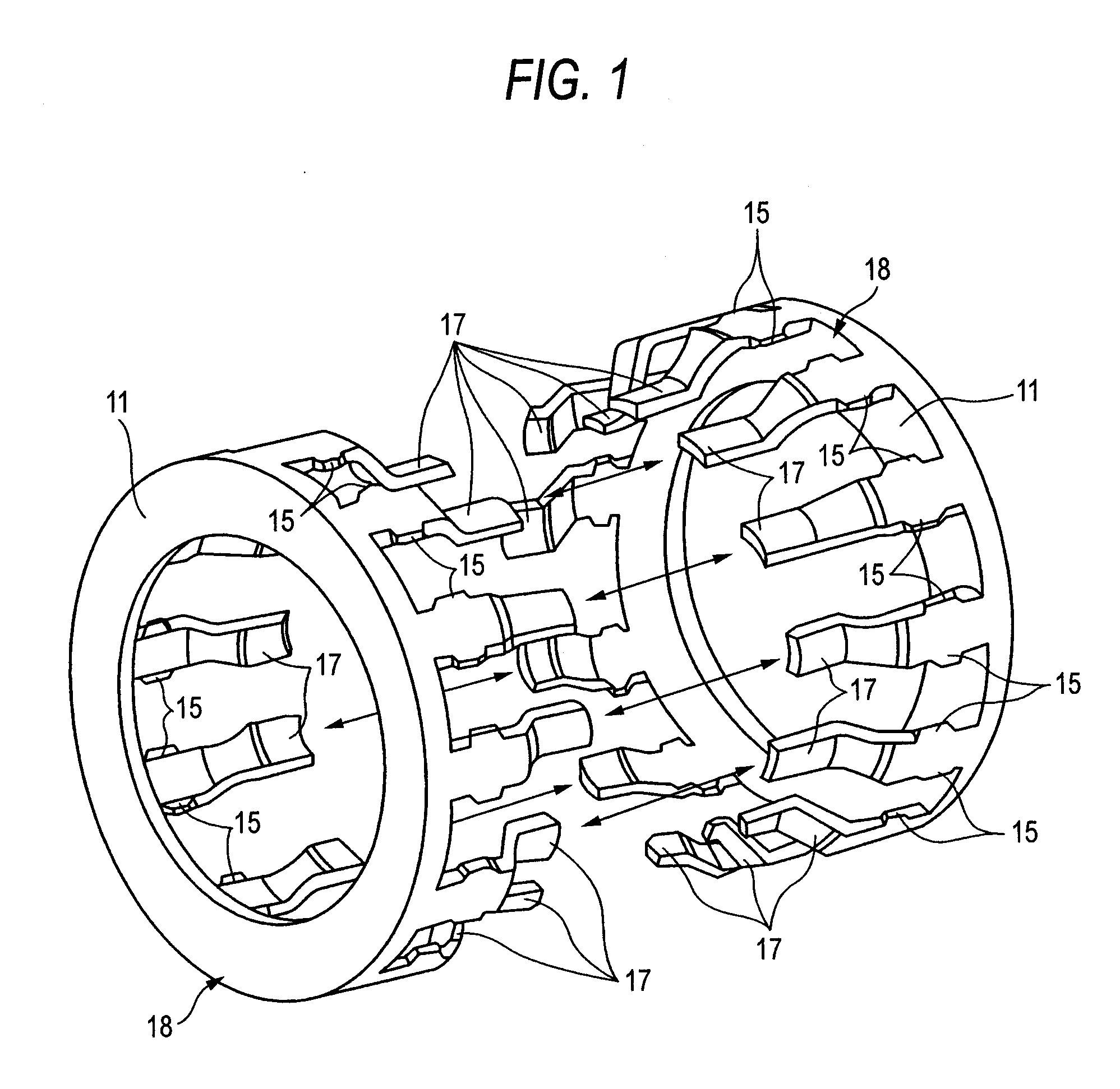 Cage for Radial Needle Bearing, Method for Manufacturing the Same and Radial Needle Bearing