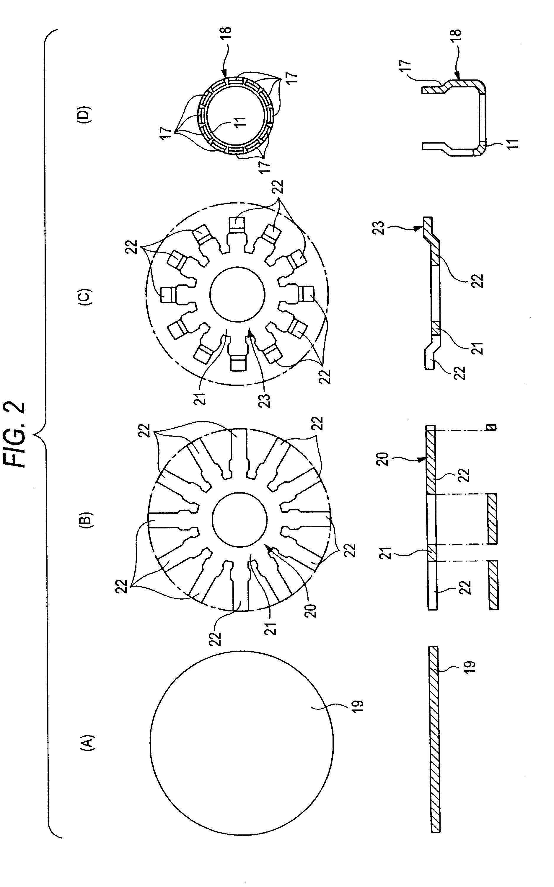 Cage for Radial Needle Bearing, Method for Manufacturing the Same and Radial Needle Bearing