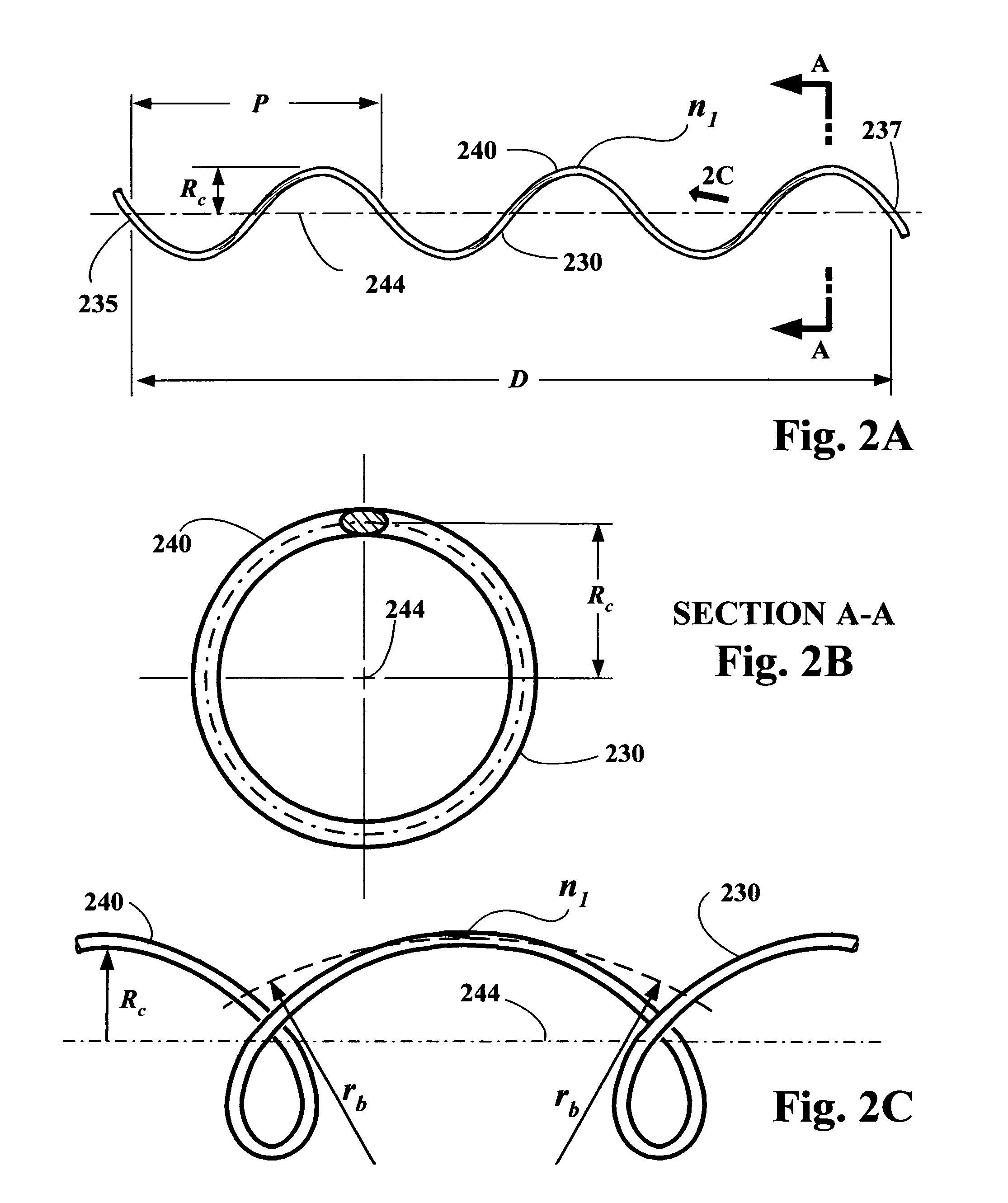 Helical fiber optic mode scrambler