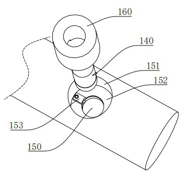 Drainage pipeline butt joint device and method